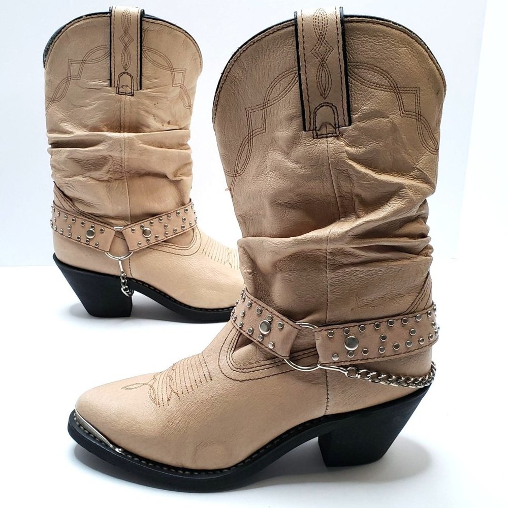 Shyanne Tan Heeled Boots